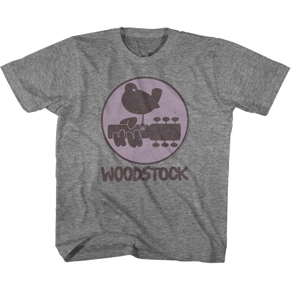 Woodstock Logo Graphite Heather T Shirt